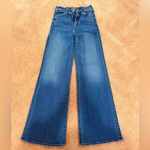 Mother denim The Hustler Roller Sneak Jeans in Easy Does It